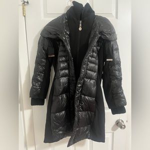 Double Layer Tahari Puffer Coat